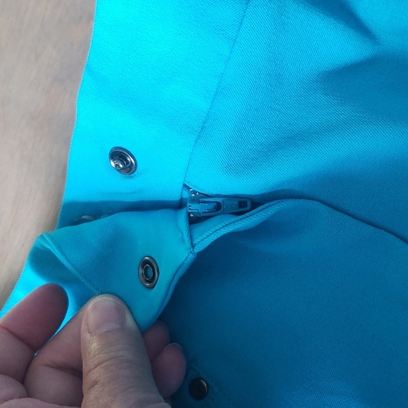 ELLIOTT LAUREN NWOT ZIP FRONT STRETCH ANKLE PSNT SZ 10 - Picture 5 of 11